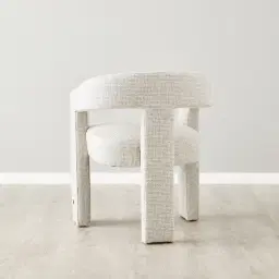 Sabrina II Dove Grey Fabric Dining Chair