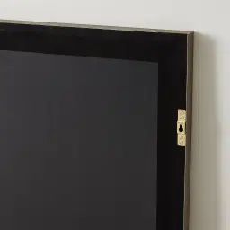 Quadrate Hemp Rope Shadow Box with Light Brown Frame