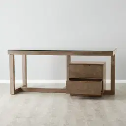 Dorothy Medium Brown Wooden Desk