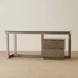 Dorothy Medium Brown Wooden Desk