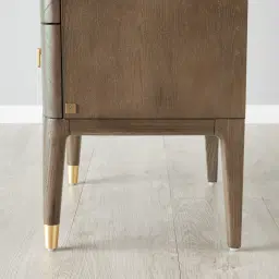 Beckham Medium Brown Wooden Bedside Table