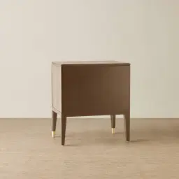 Beckham Medium Brown Wooden Bedside Table