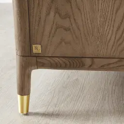 Beckham Medium Brown Wooden Entertainment Unit