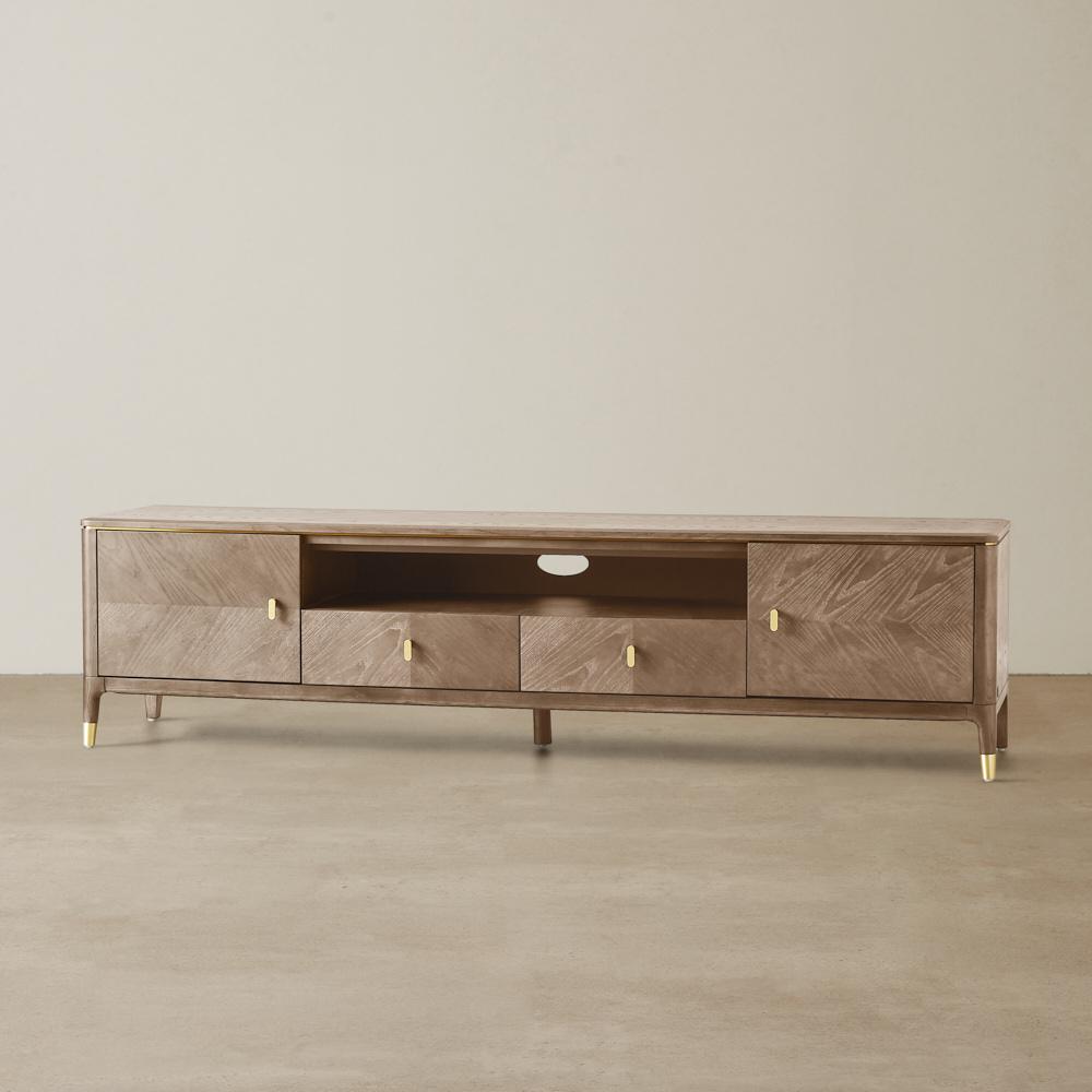 Beckham Medium Brown Wooden Entertainment Unit