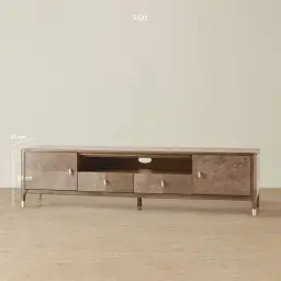 Beckham Medium Brown Wooden Entertainment Unit