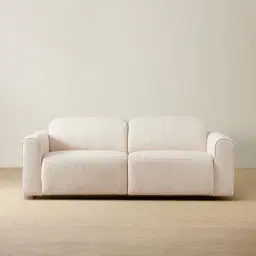 Jamie II Oatmeal Woven Fabric 3-Seater Electric Recliner