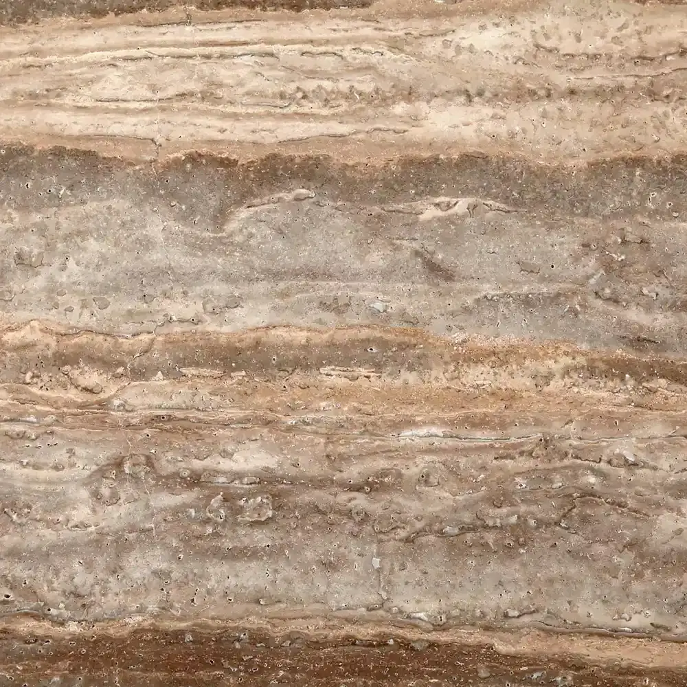 Monolith Natural Silver-Grey Travertine Coffee Table