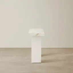 Thames Calacatta Oro - White Sintered Stone Console Table