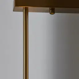 Ricci Brushed Gold Glass Chandelier