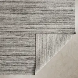 Vincenzo Ivory Charcoal Floor Rug - Large 250cm x 350cm