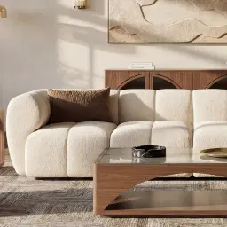 Messina Warm Sand Floor Rug - Small 160cm x 230cm