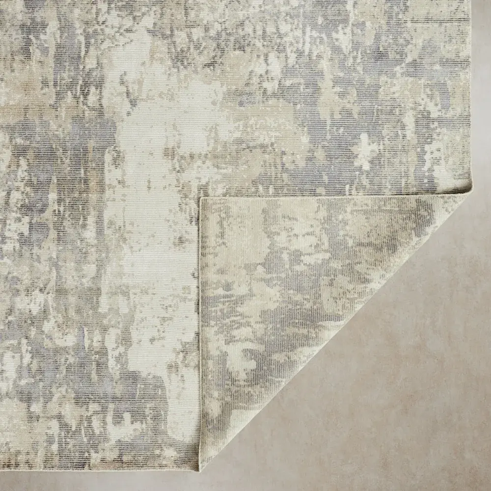 Maded Blue Beige Floor Rug - Medium 200cm x 300cm