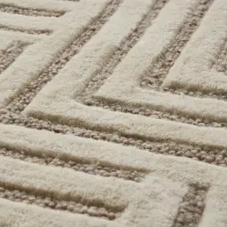 Alistair Ivory Beige Floor Rug - Small 160cm x 230cm