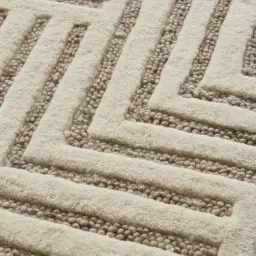 Alistair Ivory Beige Floor Rug - Medium 200cm x 300cm