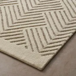 Alistair Ivory Beige Floor Rug - Large 250cm x 350cm