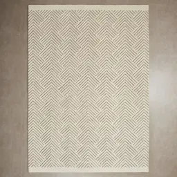 Alistair Ivory Beige Floor Rug - Large 250cm x 350cm