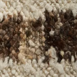 Genesis Ivory Brown Floor Rug - Large 250cm x 350cm