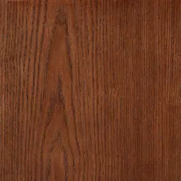 Portobello Toffee Brown Ash Veneer Bedside Table - Pandora Brown Sintered Stone Top