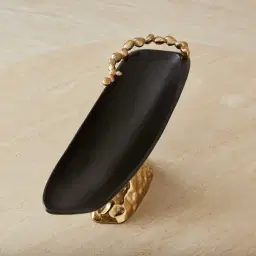 Larina Gold Metal Tray