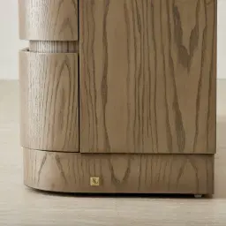 Terzetto Pandora Brown Sintered Stone 6-Drawer Dresser - Medium Brown Wood