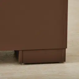 Terzetto Pandora Brown Sintered Stone 6-Drawer Dresser - Dark Brown Wood