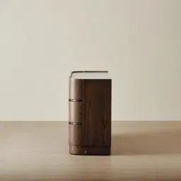 Terzetto Pandora Brown Sintered Stone 6-Drawer Dresser - Dark Brown Wood