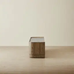 Terzetto Pandora Brown Sintered Stone Entertainment Unit - Medium Brown Wood