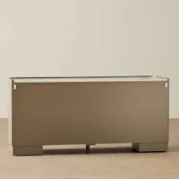 Terzetto Pandora Brown Sintered Stone 4-Door Sideboard - Medium Brown Wood