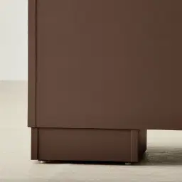Terzetto Pandora Brown Sintered Stone 4-Door Sideboard - Dark Brown Wood