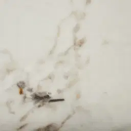 Terzetto Pandora Brown Sintered Stone Desk Table - Medium Brown Wooden Legs