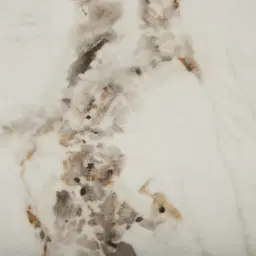 Terzetto Pandora Brown Sintered Stone Desk Table - Dark Brown Ash Legs