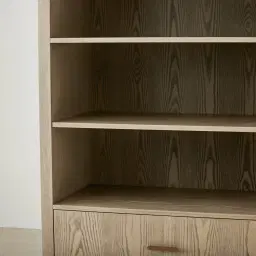 Portofino Medium Brown Display Cabinet