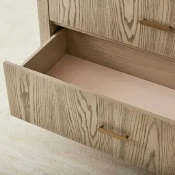 Portofino Medium Brown Display Cabinet