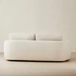 Ellie Oatmeal Fabric 3-Seater Fabric Sofa