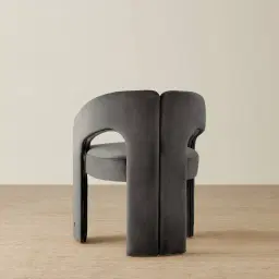 Delaney II Charcoal Velvet Dining Chair