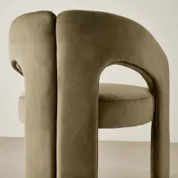 Delaney II Olive Green Velvet Dining Chair