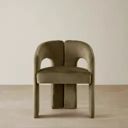 Delaney II Olive Green Velvet Dining Chair