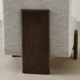 Freya Murmur White Fabric Occasional Chair