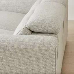 Jamie II Dove Grey Woven Fabric 3-Seater Electric Recliner