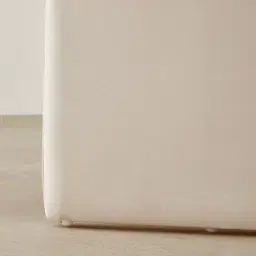 Otis Cream Microfiber Fabric Dining Chair