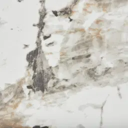 Viviana Sintered Stone Side Table - Brushed Champagne Gold Stainless Steel Frame