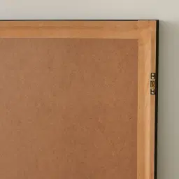 Female Geometric Figure Rectangle Shadow Box with Black PS Frame