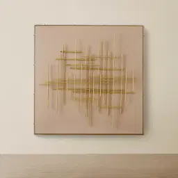 Midas Iron Square Shadow Box with Acrylic Box