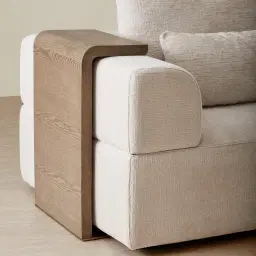 Reeves Medium Brown Side Table