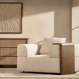 Reeves Medium Brown Side Table