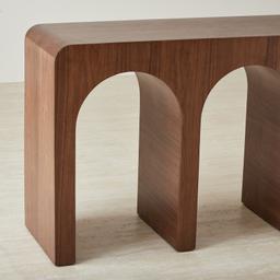 Costanza Mocha Walnut Brown Wooden Console Table