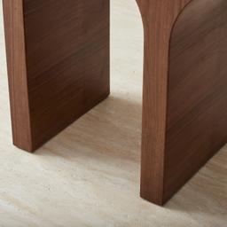 Costanza Mocha Walnut Brown Wooden Console Table