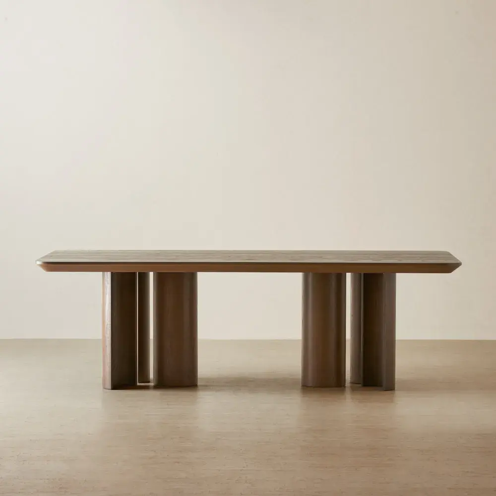 Napa Caramel Oak Dining Table - 240x120cm