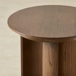 Napa Caramel Oak Side Table