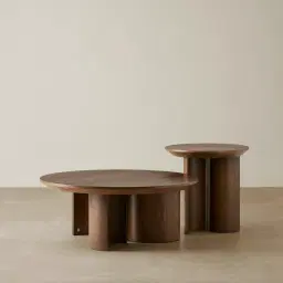 Napa Caramel Oak Side Table